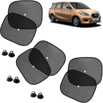 DvineAutoFashionZ Side Window Sun Shade For Datsun Go+(Black)