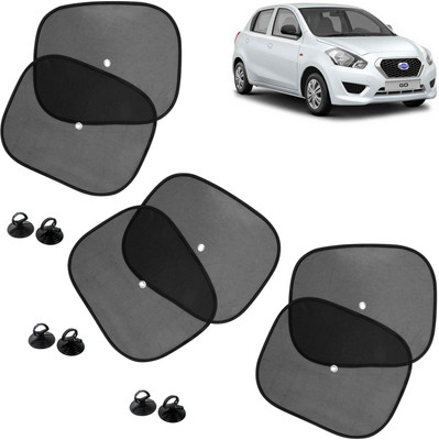 DvineAutoFashionZ Side Window Sun Shade For Datsun Go(Black)