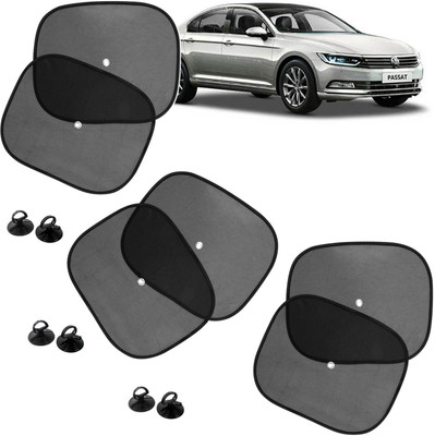 Pious Side Window Sun Shade For Volkswagen Passat(Black)
