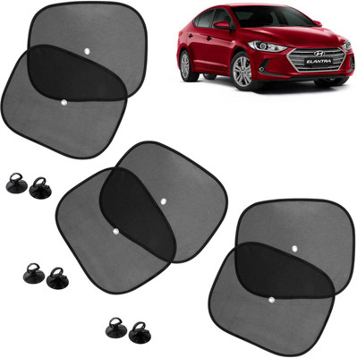 DvineAutoFashionZ Side Window Sun Shade For Hyundai Elantra(Black)