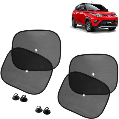 DvineAutoFashionZ Side Window Sun Shade For Mahindra KUV100(Black)