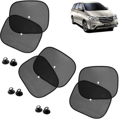 Pious Side Window Sun Shade For Toyota Innova(Black)