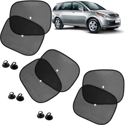 DvineAutoFashionZ Side Window Sun Shade For Tata Aria(Black)