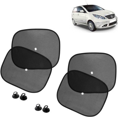 DvineAutoFashionZ Side Window Sun Shade For Tata Indica Vista(Black)