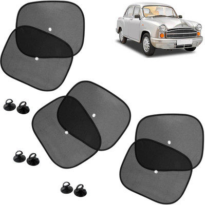 Pious Side Window Sun Shade For HM Ambassador MPFi(Black)