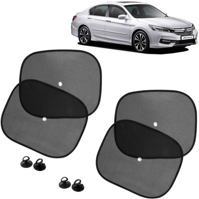DvineAutoFashionZ Side Window Sun Shade For Honda Accord(Black)
