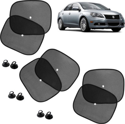Pious Side Window Sun Shade For Maruti Suzuki Kizashi(Black)