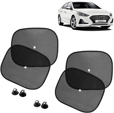 DvineAutoFashionZ Side Window Sun Shade For Hyundai Sonata(Black)