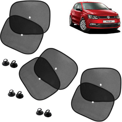 Pious Side Window Sun Shade For Volkswagen Polo GT(Black)