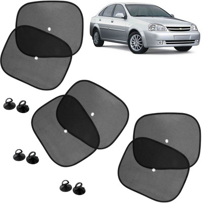 Pious Side Window Sun Shade For Chevrolet Optra(Black)