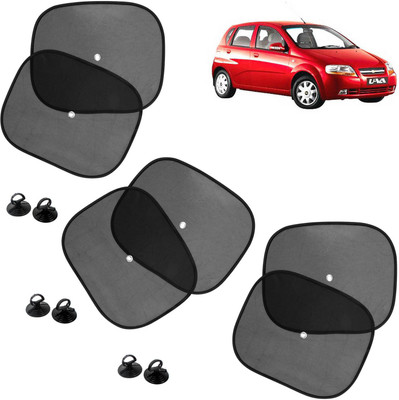 Pious Side Window Sun Shade For Chevrolet UVA(Black)