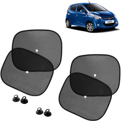 DvineAutoFashionZ Side Window Sun Shade For Hyundai Eon(Black)