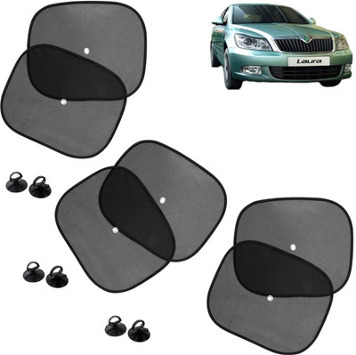 Pious Side Window Sun Shade For Skoda Laura(Black)