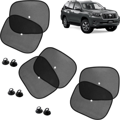 Pious Side Window Sun Shade For Toyota Prado(Black)