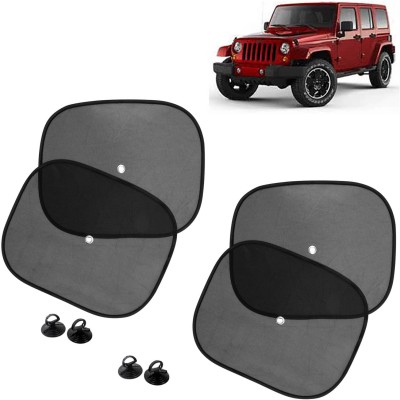 DvineAutoFashionZ Side Window Sun Shade For Mahindra Marshal(Black)