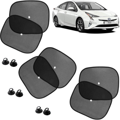 Pious Side Window Sun Shade For Toyota Prius(Black)