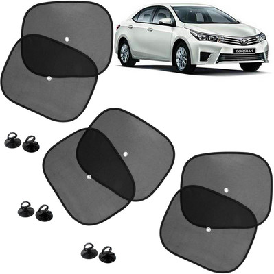 DvineAutoFashionZ Side Window Sun Shade For Toyota Corolla(Black)