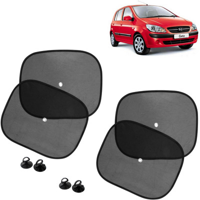 DvineAutoFashionZ Side Window Sun Shade For Hyundai Getz(Black)