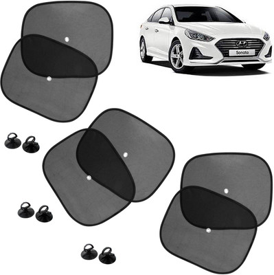 DvineAutoFashionZ Side Window Sun Shade For Hyundai Sonata(Black)