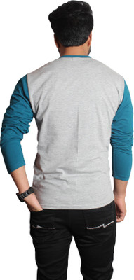 Himgiri International Printed Men V Neck Multicolor T-Shirt