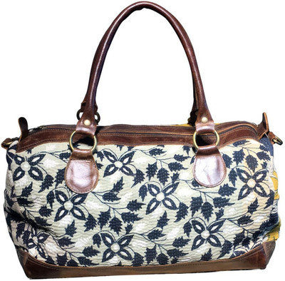 

Raheja Exports Premium Quality Traditional Cloth/Leather Travel Bag/Travelling Bag Multipurpose Bag(Multicolor, 10 L)