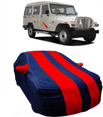 UDGHA Car Cover For Mahindra Marshal (With Mirror Pockets)(Multicolor)