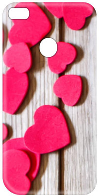 Smutty Back Cover for Oppo F5, CPH1723, CPH1727 - Pink Heart Print(Multicolor, Hard Case, Pack of: 1)