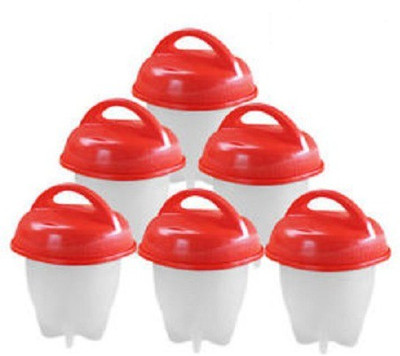 

elegantshopping 6 Pack Silicone Egg Boil, Simuer Egg Poacher Pods Egg Boiler Egg Cooker(6 Eggs)