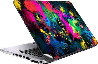 GADGETS WRAP GWSF-1803 Printed Top Only colorful paint splatter Vinyl Laptop Decal 14