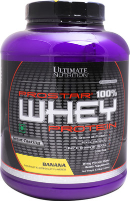 Ultimate Nutrition Prostar 100% Whey Protein(2.39 kg, Banana)