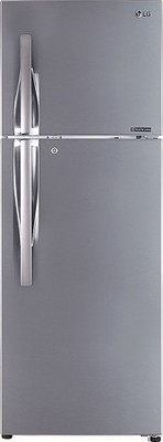 LG 260 L Frost Free Double Door 2 Star Refrigerator(Dazzle Steel, GL-N292RDSY)