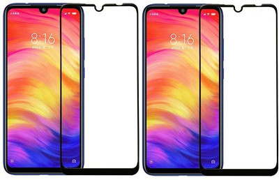 Bodoma Edge To Edge Tempered Glass for Mi Redmi Note 7, Mi Redmi Note 7 Pro, Mi Redmi Note 7S(Pack of 2)