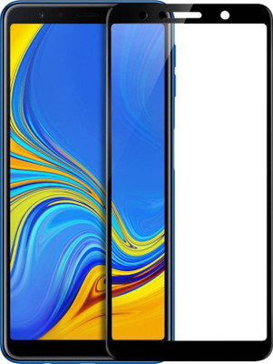 MOBTEMPER Edge To Edge Tempered Glass for Samsung Galaxy A7 2018 Edition(Pack of 1)