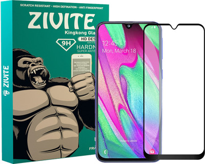 ZIVITE Edge To Edge Tempered Glass for Samsung Galaxy A40(Pack of 1)