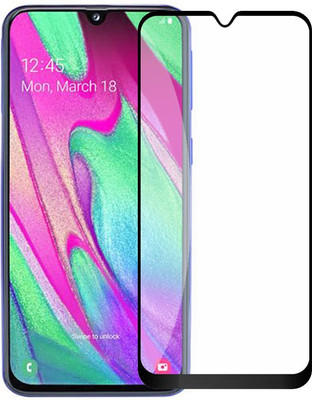 ZIVITE Edge To Edge Tempered Glass for Samsung Galaxy A40(Pack of 1)