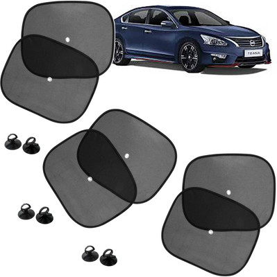 Pious Side Window Sun Shade For Nissan Teana(Black)