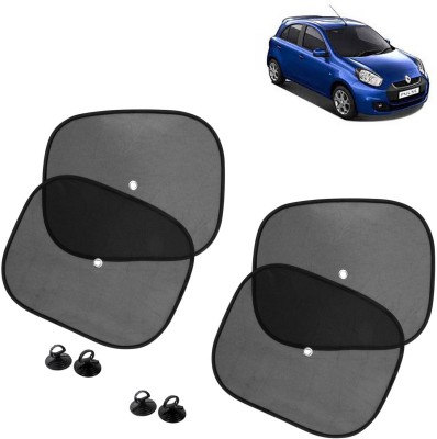 DvineAutoFashionZ Side Window Sun Shade For Renault Pulse(Black)