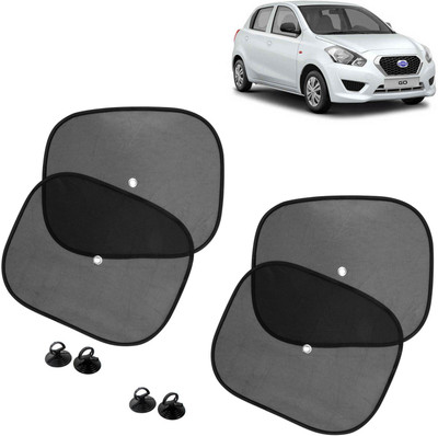 DvineAutoFashionZ Side Window Sun Shade For Datsun Go(Black)