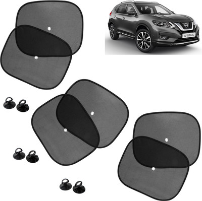 Pious Side Window Sun Shade For Nissan X-Trail(Black)