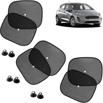 Pious Side Window Sun Shade For Ford Fiesta(Black)