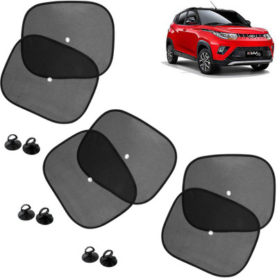 Pious Side Window Sun Shade For Mahindra KUV100(Black)