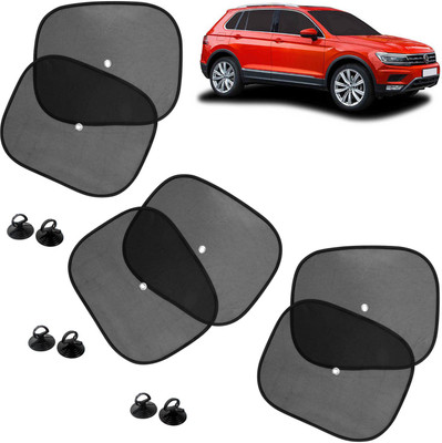 Pious Side Window Sun Shade For Volkswagen Universal For Car(Black)