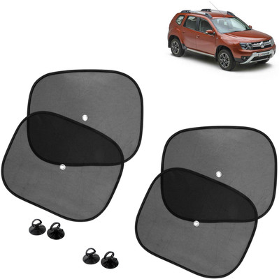 DvineAutoFashionZ Side Window Sun Shade For Renault Duster(Black)