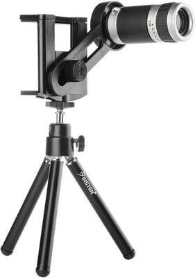 blue seed Mini Tripod with Flexible Legs Universal Mobile Camera Lens with Tripod & Holder | 8X Optical Zoom Tripod Kit Tripod(Black, Supports Up to 1200 g)