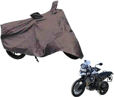 COVERPLANET Waterproof Two Wheeler Cover for Triumph(Tiger 800 XR, Brown)