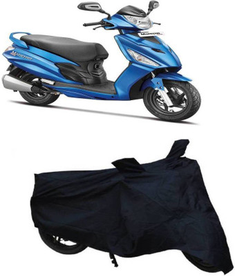 COVER WORLD Waterproof Two Wheeler Cover for Hero(Maestro, Black)