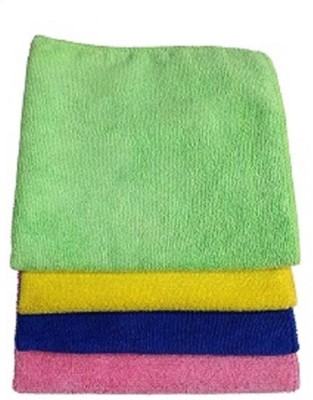 Trosskart Microfiber Vehicle Washing  Cloth(Pack Of 4, 280 GSM)