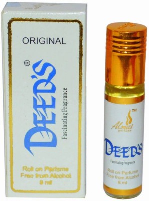 Almas DEEDS Pocket Perfume. Eau de Parfum 8 ml Pack of 2 (For Men & Women) Floral Attar(Floral)