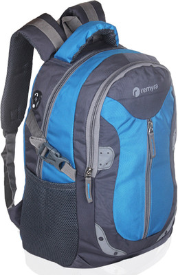 

Remyra Reflector 30 Ltrs Laptop Backpack Water Resistant Strong Durable Unique Style for Women, Men (Sky Blue and Grey) Waterproof Daypack(Light Blue, Grey, 30 L)