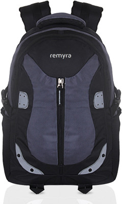

Remyra Reflector 30 Ltrs 15.6 inch Laptop Backpack Water Resistant for Unisex (Black and Grey) Waterproof Multipurpose Bag(Black, Grey, 30 L)